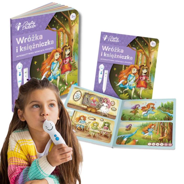 Czytaj z ALBIKIEM Interaktywna Książka Wróżka i księżniczka 3+ ALBIK