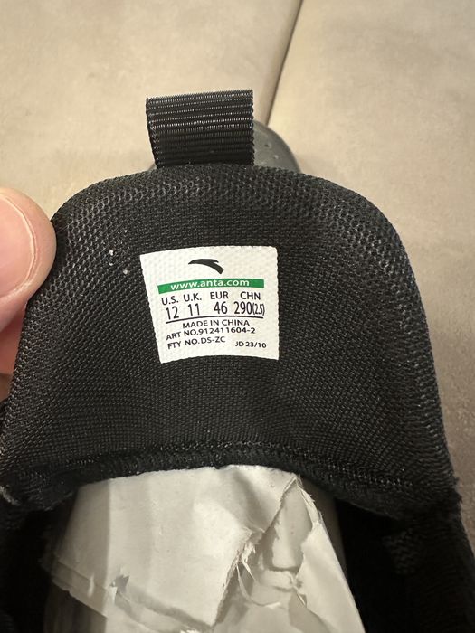 Баскетбольные кроссовки ANTA A-Flush bubble Cement bubble 4