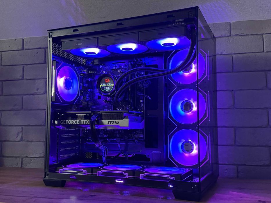 Komputer AM5 DDR5 RTX 5070 32GB RAM DDR5 Ryzen 7 SSD Akwarium Aio ARGB Faktura VAT Nowy