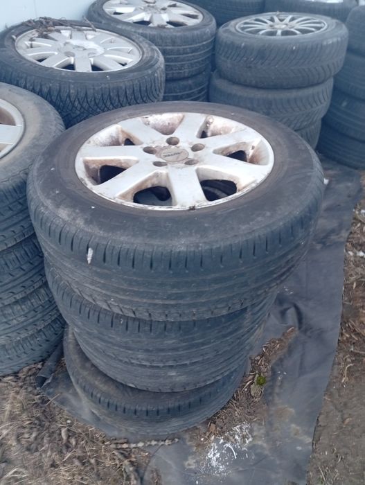 Alufelgi Opel 5x110 r15 15 + opony 195/65/r15 Nokian gratis