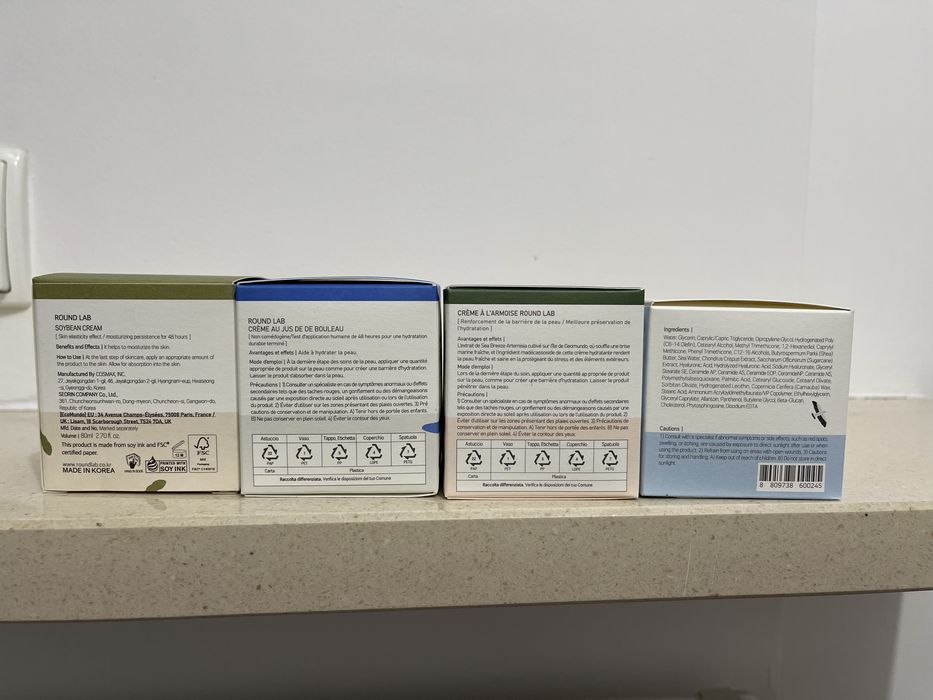 kremy do twarzy Round Lab