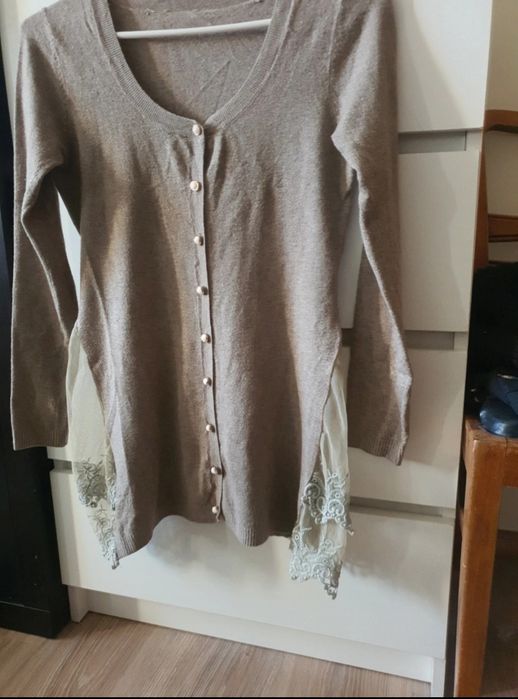 Sweterek rozpinany S