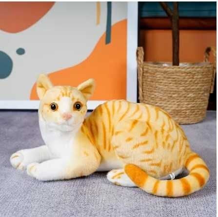 Kot syjamski 26 cm. Realistycznie wyglądający pluszak.