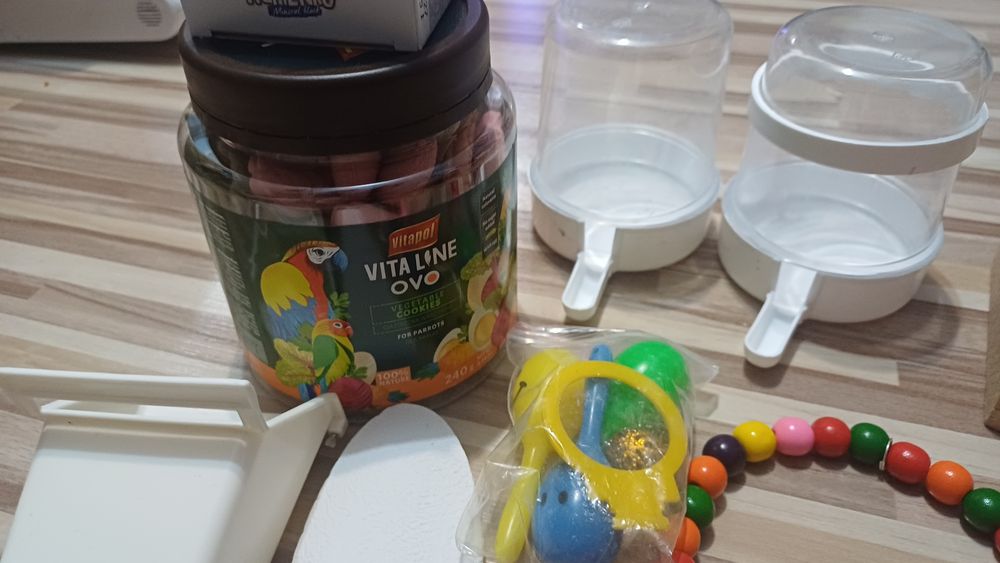 Zestaw zabawek dla papugi ptaka ptaków