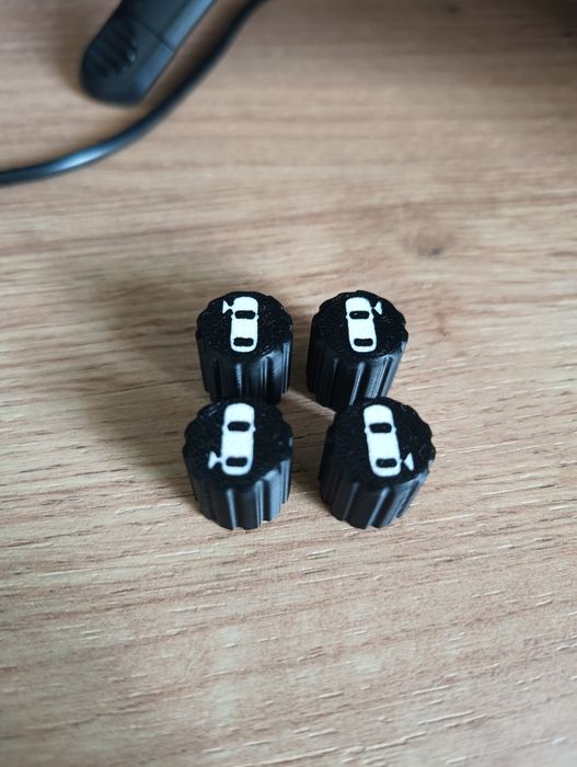 Nakrętki na wentyle do znaczenia kół