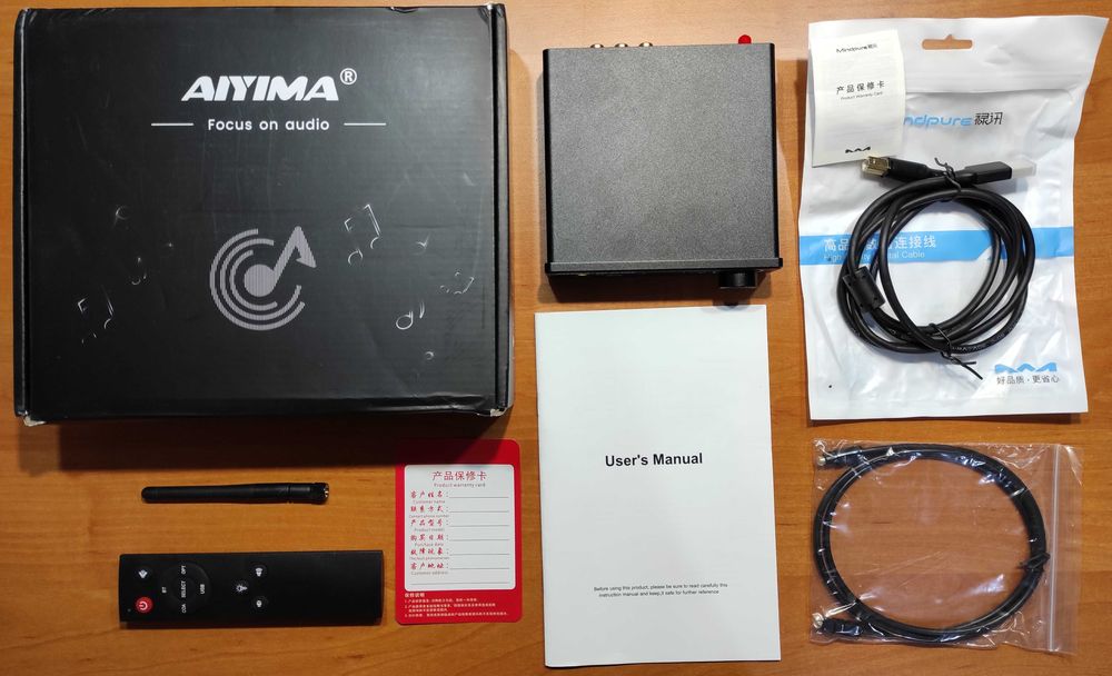ЦАП AIYIMA Audio DAC-A5 MAX - твік TI OPA1612 x2 без блоку живлення