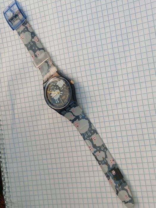 Вінтажний швейцарський чоловічий годинник Swatch