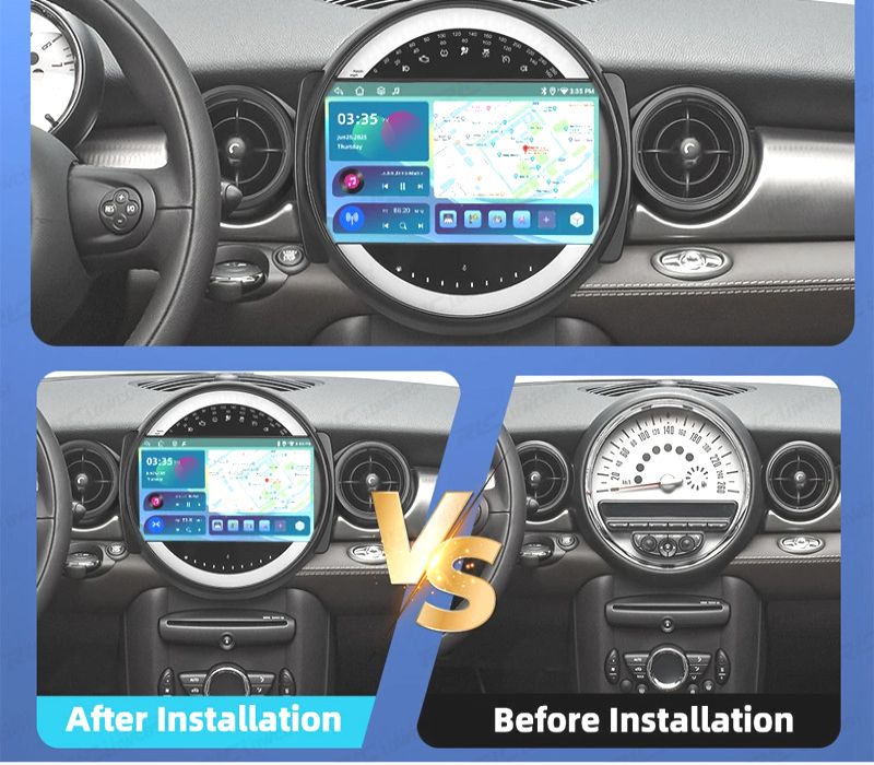 RÁDIO GPS ANDROID 13 MINI COOPER 06-13