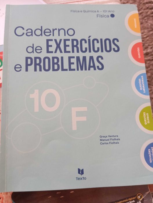 Caderno de exercícios e problemas 10F