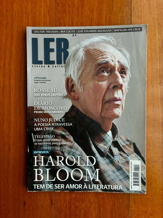 Revista LER: Harold Bloom