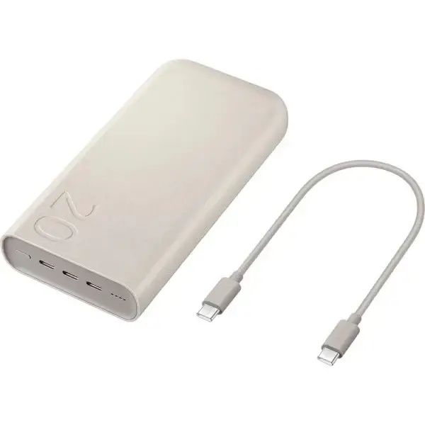 УМБ Samsung Battery Pack 20000 mAh 45W Super Fast Charging 2.0 Beige