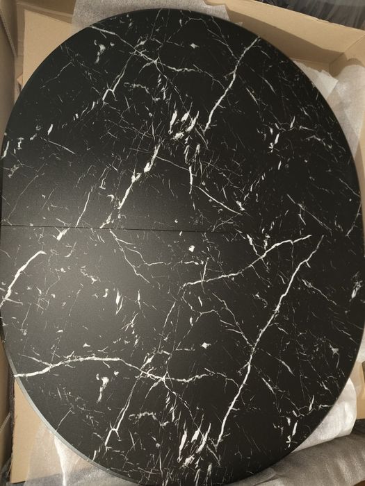 Стіл розкладний кухонний обідній Лофт 110 (150) х 90 чорний, НАЛОЖКА