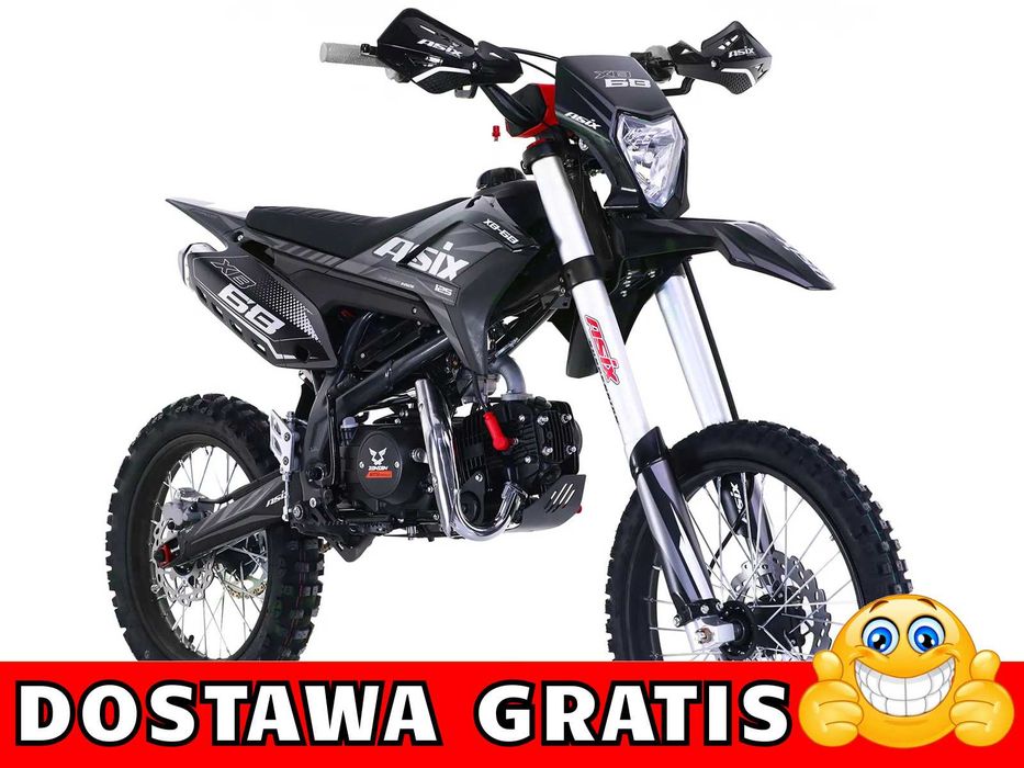Dostawa Gratis !!! Cross ASIX XB68 125 cc Mocny, Promocja, Raty, Nowy