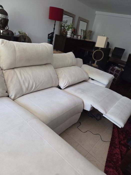 Sofá chaise longue Elétrico/ reclinável