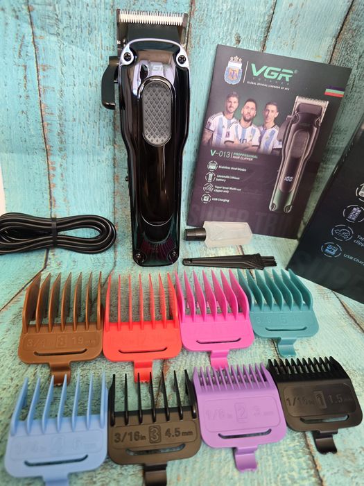 Акумуляторна машинка для стрижки vgr 013 голови бороди оригінал трімер