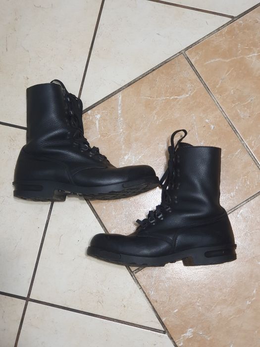 Buty wojskowe czarne r. 41 skórzane