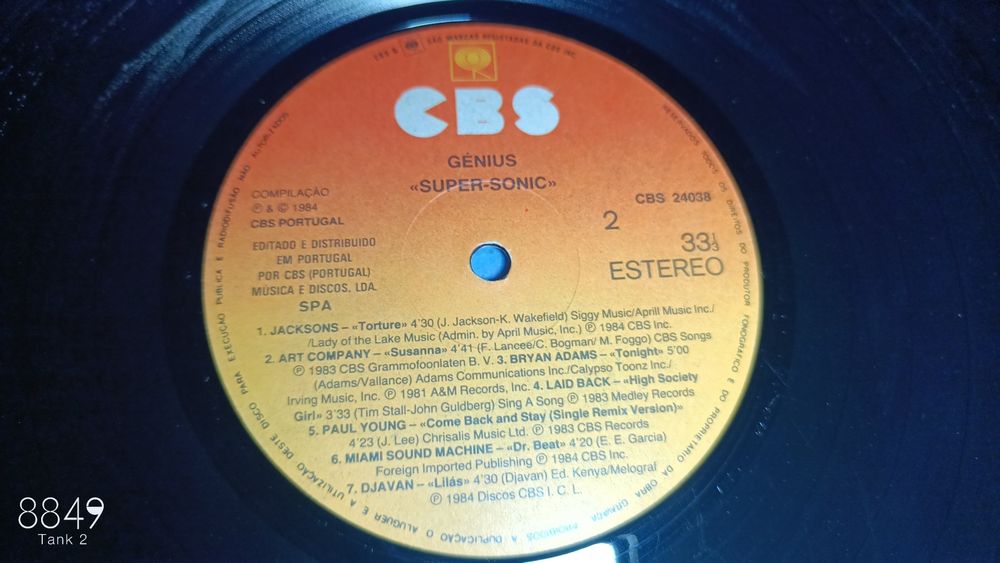 Genius Super sonic_vinil