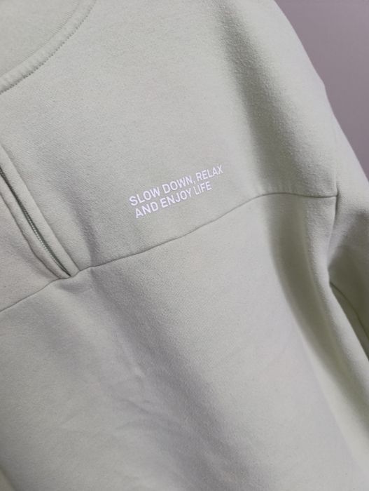 Bluza damska miętowa z kominem