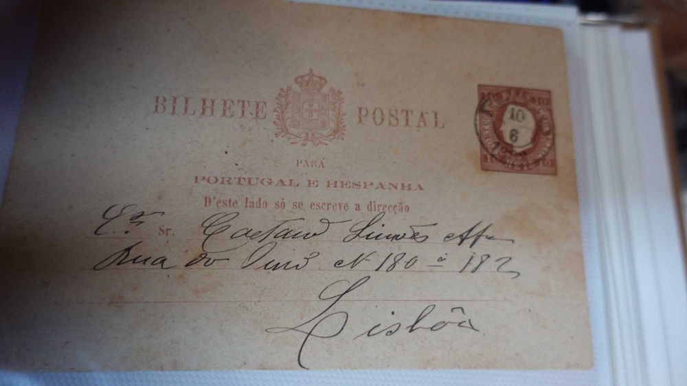 Envelopes postais muito antigos