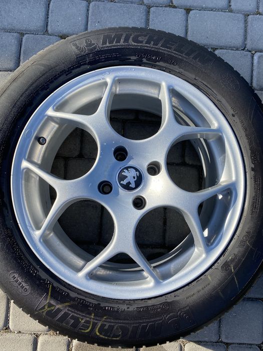 Alufelgi 4x108 17 cali Peugeot 3008, 5008 Citroen C5 opony 225/55/17