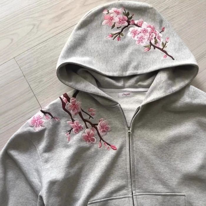Зіп худі сакура/zip hoodie sakura
