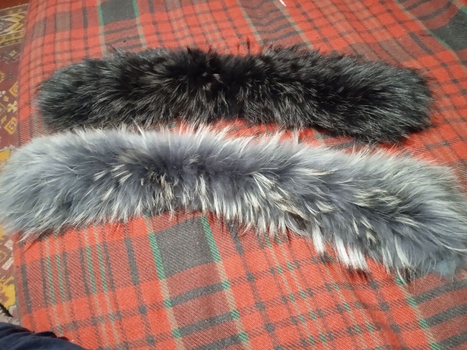 Воротник натуральный мех б.у