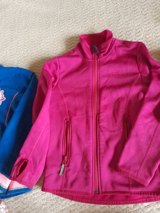 Bluzg dziewczęce zestaw bluz na suwak r. 122 128 sinsay unicorn 5.10.