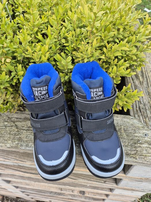 Зимові термо черевики на хлопчика 23-26 розмір, зимові теплі сапожки