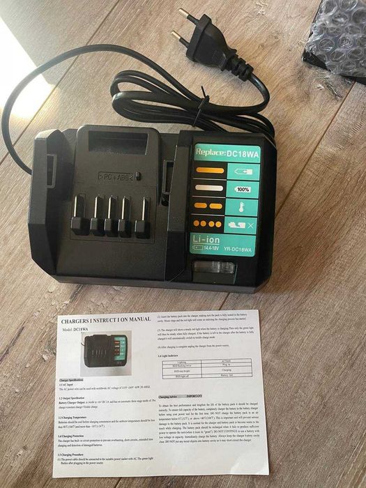 сумісний зарядний пристрій YR-DC18WA (аналог Makita DC18WA)