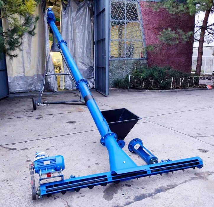 Шнековий навантажувач 159мм*6м. Транспортер. Конвеєр. Шнек. Погрузчик