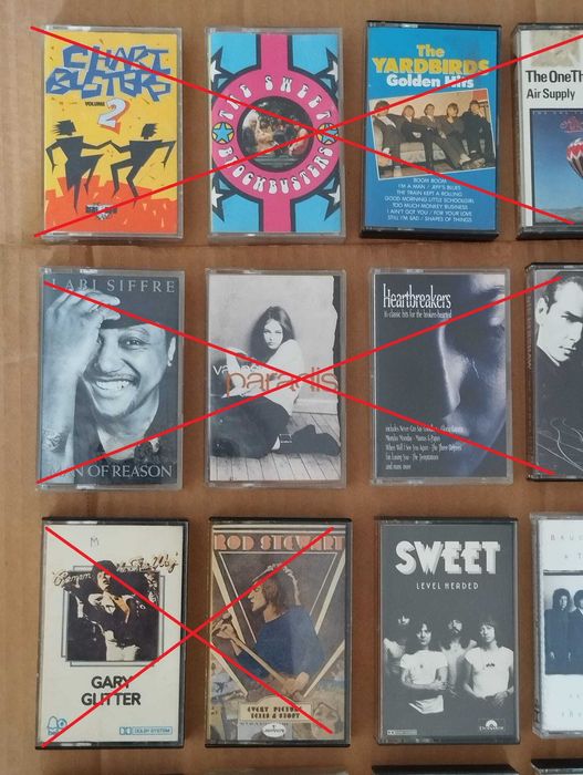 Várias Cassetes Antigas Internacionais #C02L01