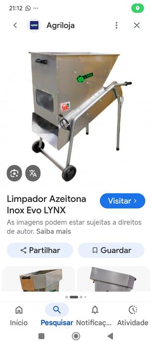 Máquina de Limpar azeitona