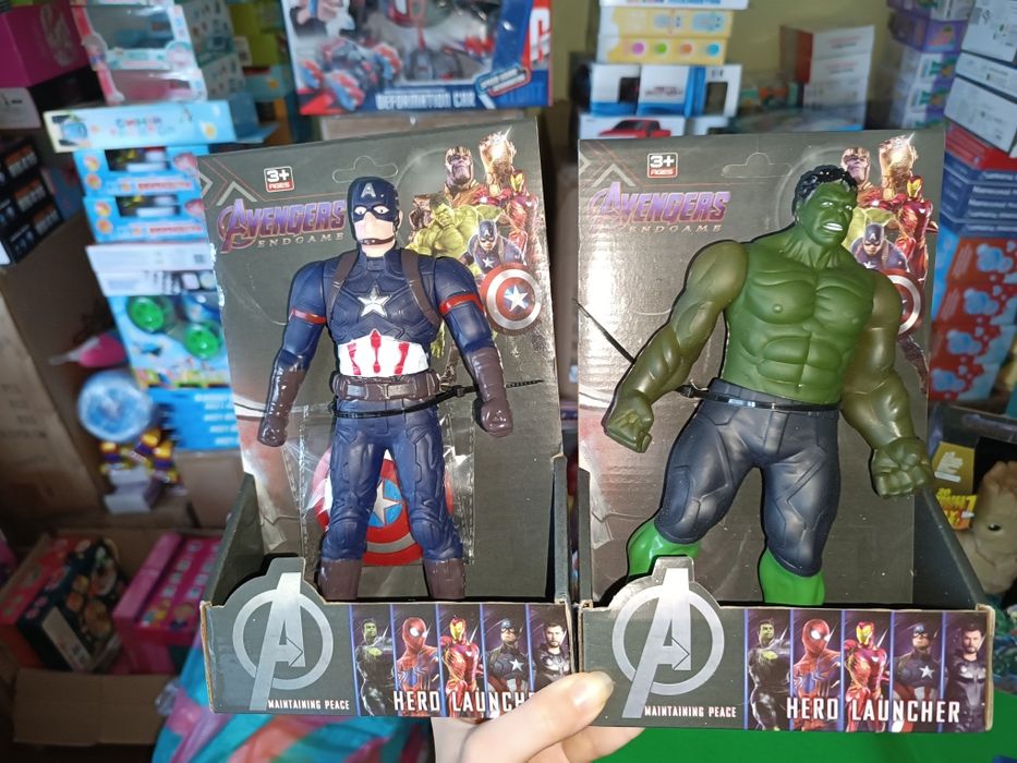 Фігурка марвел людина павук Халк Тор Грут Тор Аквамен герої