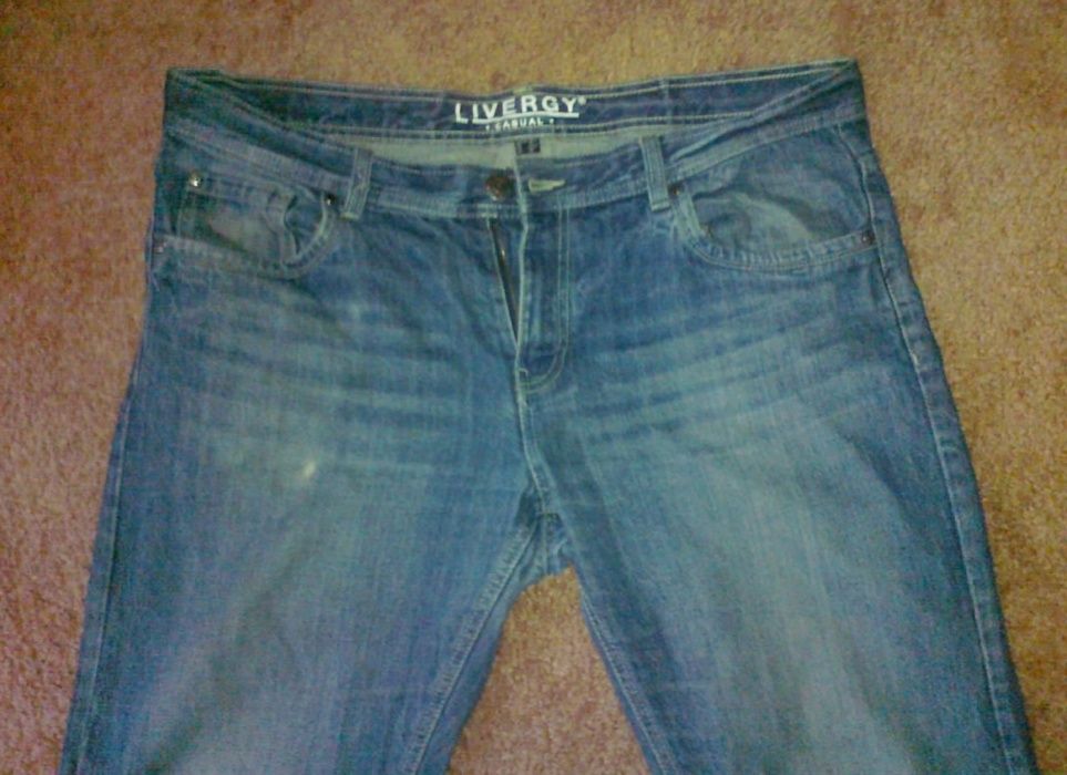 Dżinsy męskie niebieskie granatowe r. XL/XXL