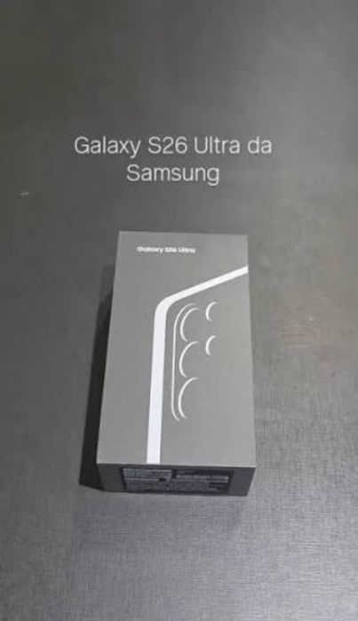 Samsung s26 ultra 256gb Novo na caixa com fatura da Nos