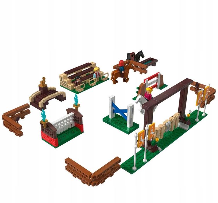 Zestaw Playtive Bibi & Tina Zawody konne klocki 420 elementów