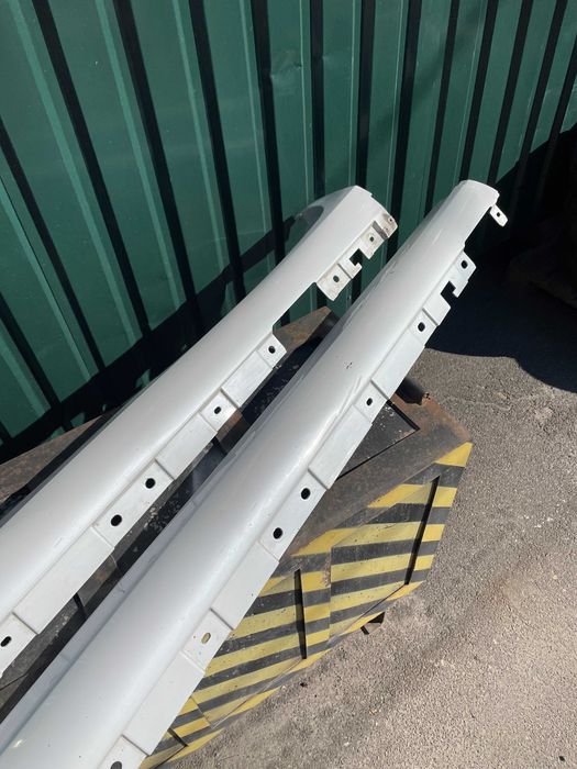 X line Порог накладка x3 x4 f25 f26 BMW 2015 2016 белый цвет БМВ