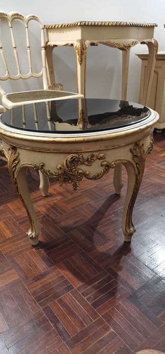 Conjunto de 7 peças de mobiliário antigo