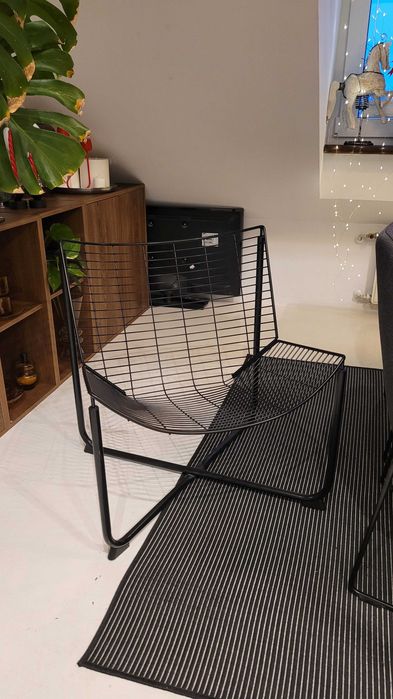 Fotel Ikea stal czarny SKÅLBODA