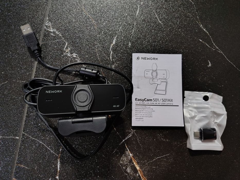 Kamera internetowa 4K PC z autofokusem