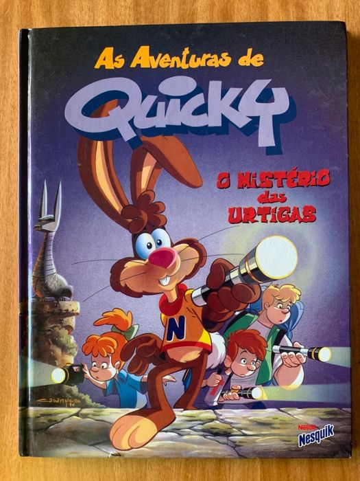 Livro "As aventuras de Quicky - Mistério nas Alturas"