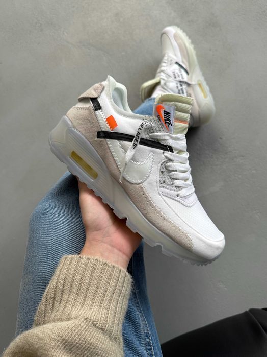 Чоловічі Кросівки Off-White x Nike Air Max 90 GPX White 45