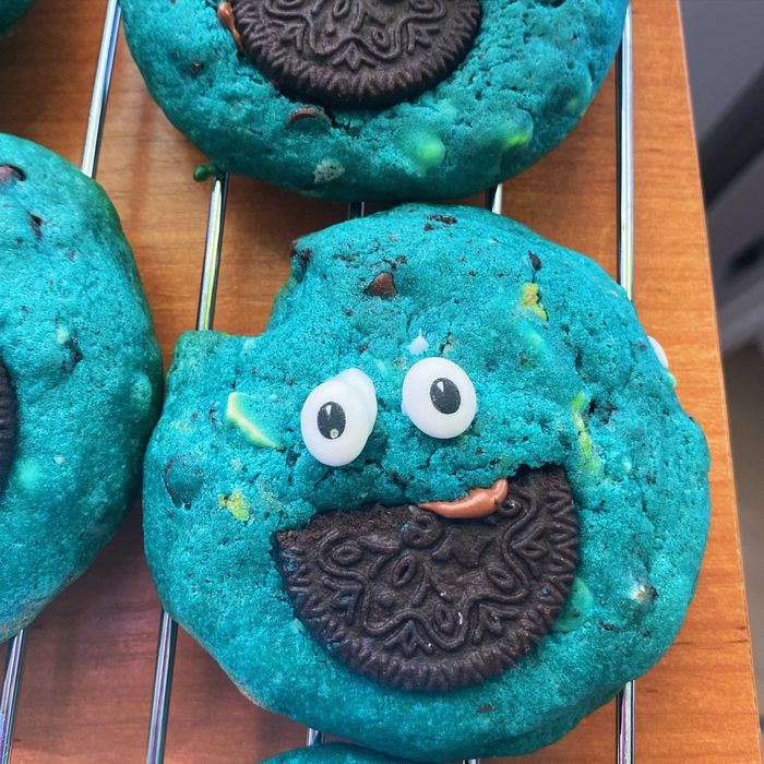 Domowe ciasteczka cookie monster