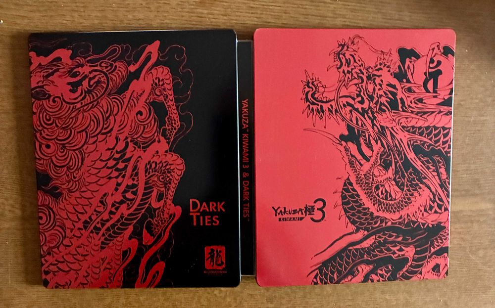 Yakuza Kiwami 3 & Dark Ties Steelbook + 3x Karty Xbox Ps5 Pc