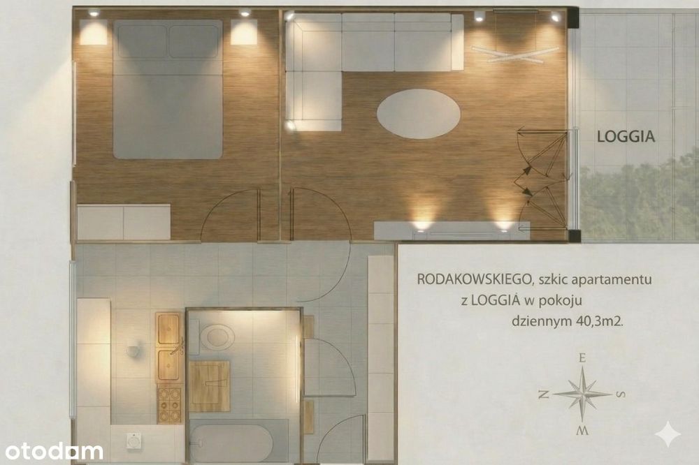40 m² wolności.    Nad Tobą tylko niebo !