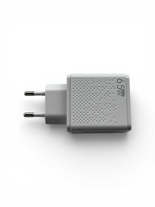 2x NOWA Szybka Ładowarka 65W USB-C + USB-A  PD iPhone Samsung Xiaomi