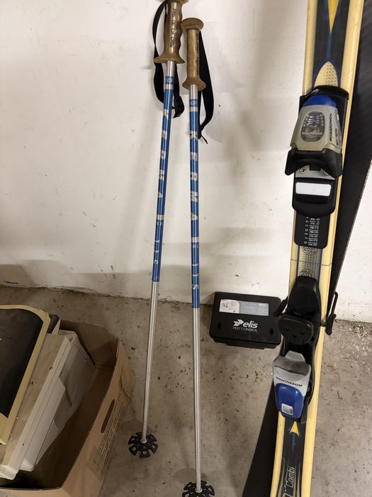 Esquis rossignol + bastões