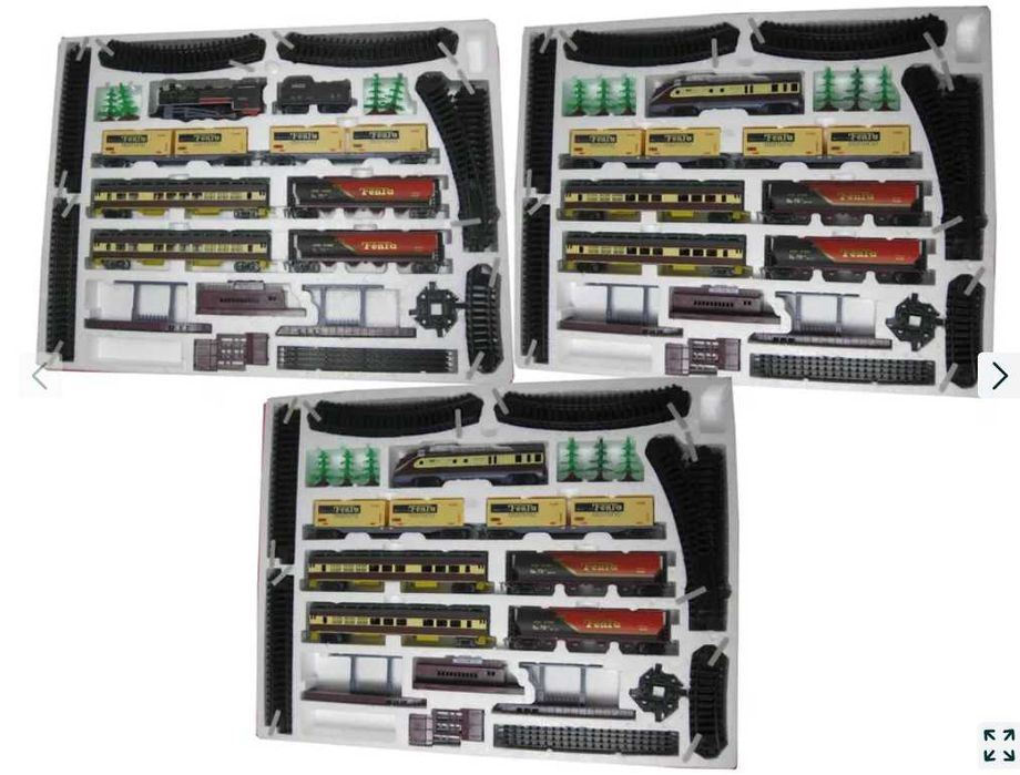 3 x Największa Kolejka Elektryczna pociąg Fenfa 30 m 18 wagonów