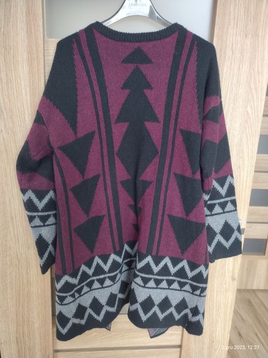 Kardigan długi sweter