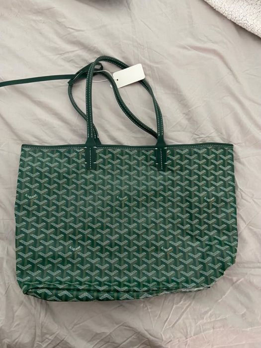 Mala Goyard verde – Shopper